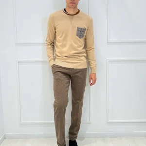 Maglia Girocollo Cranberry - BEIGE