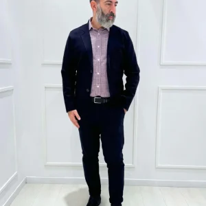 Maglia Modello Giacca - BLU