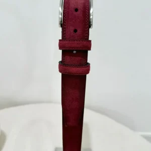 kerso - cintura scamosciata - bordeaux