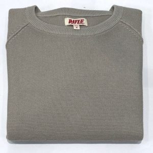 rifle - maglia girocollo rifle regular fit - perla