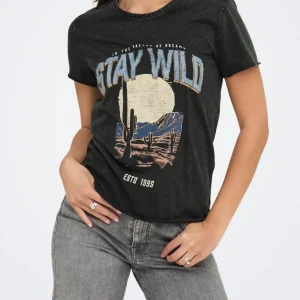 ONLY - T-Shirt Stampa - NERO