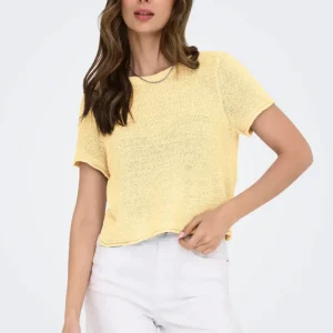 ONLY - Maglia m/m - GIALLO