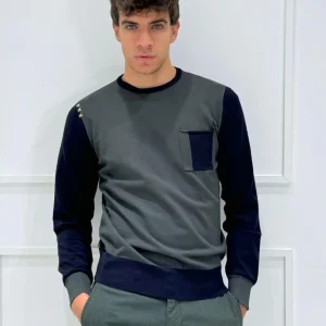 Maglia Girocollo Tasca - VERDE