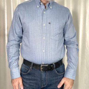 Camicia B.D Spinata - CELESTE