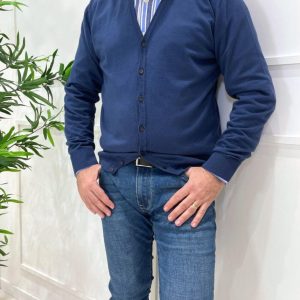 Cardigan Bottoni - DENIM