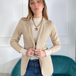 KERSO - Giacca Fantasia - BEIGE