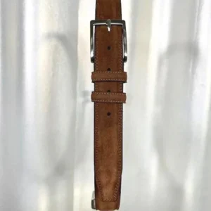 Cintura Uomo Scamosciata - TABACCO
