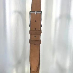 Cintura Uomo Scamosciata - CAMEL