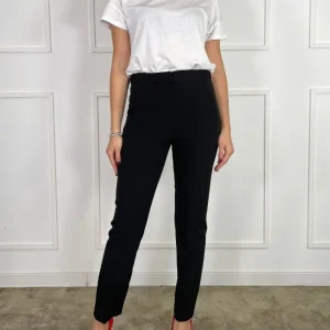 KONTATTO - Pantalone Sigaretta - NERO