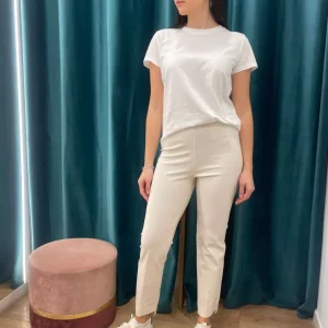SUSY MIX - Pantalone Scalino - BEIGE