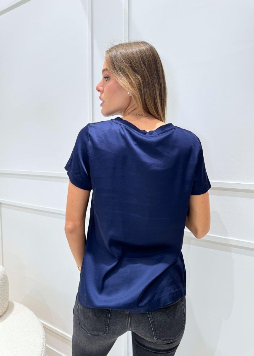 KERSO - T-Shirt Raso - BLU - immagine 5