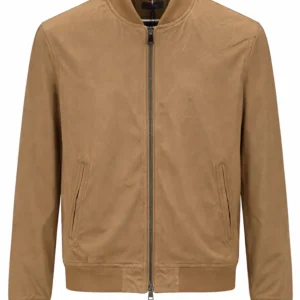 KERSO - Giubbino scamosciato - CAMEL