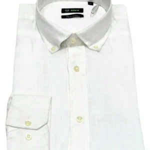 Camicia b.d Lino - BIANCO
