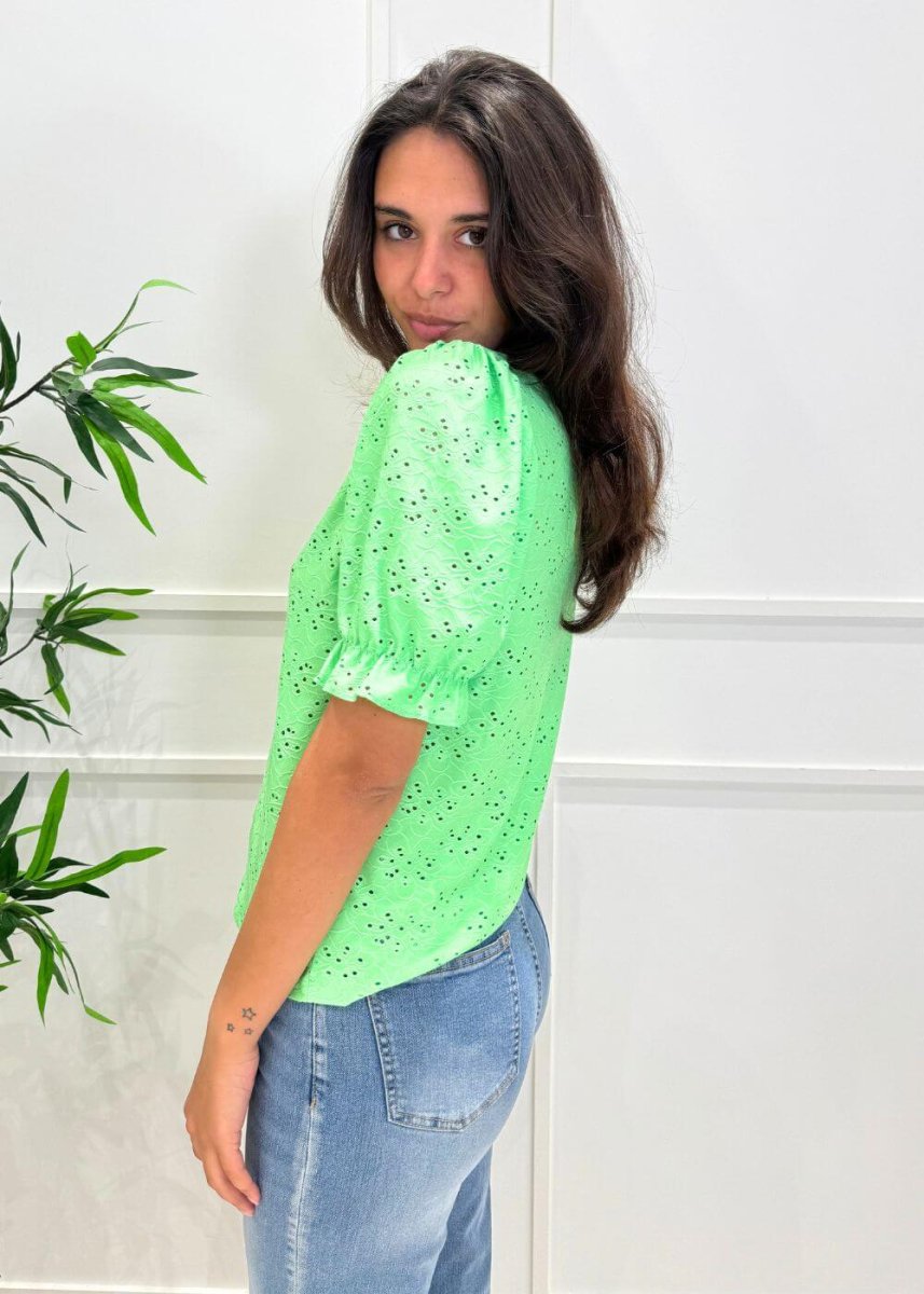 ONLY - Maglia Puff - VERDE - immagine 3