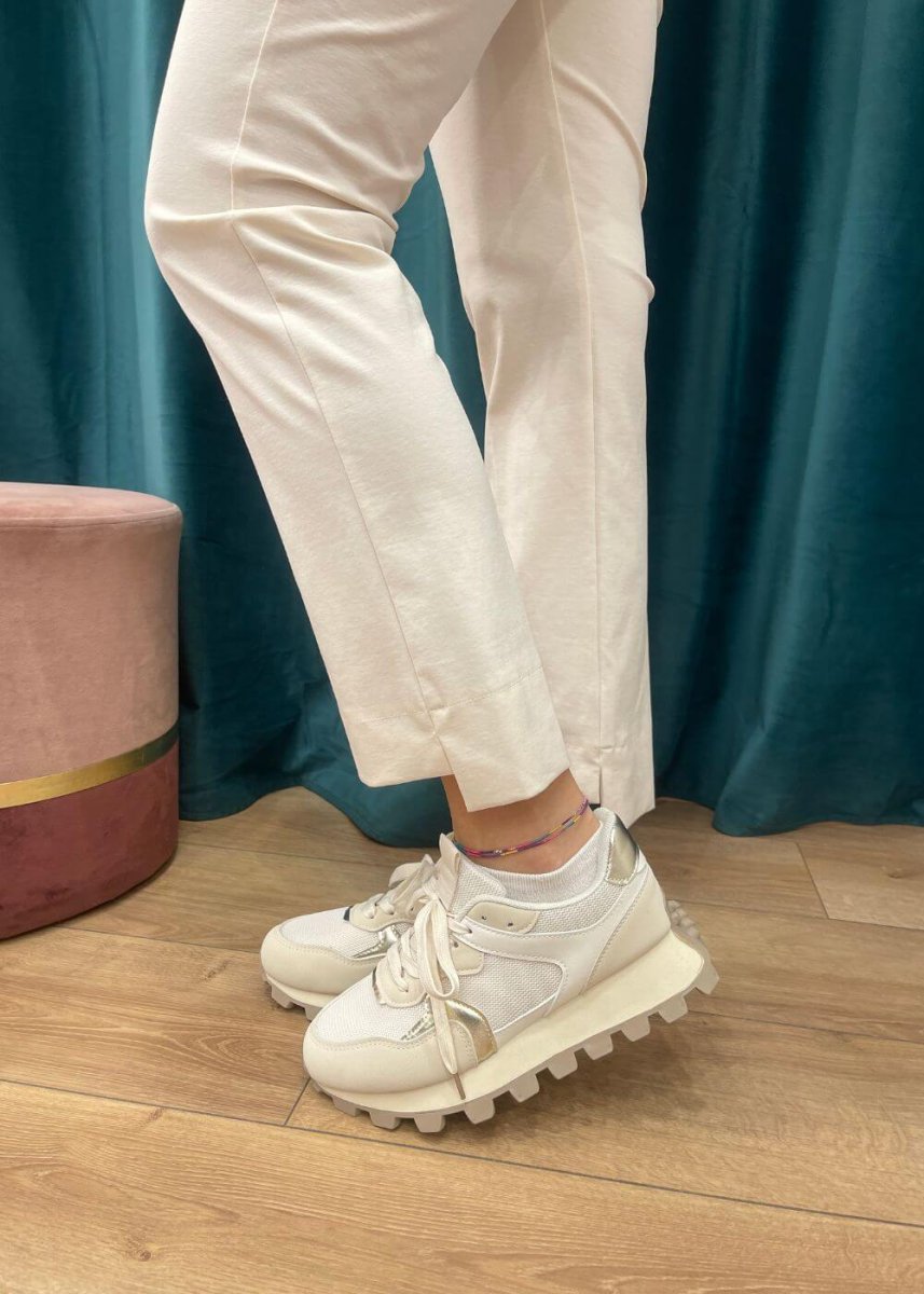 SUSY MIX - Pantalone Scalino - BEIGE - immagine 4