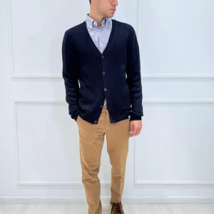 Cardigan Bottoni - BLU