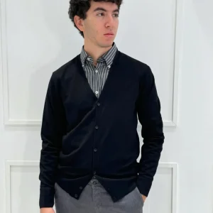 Cardigan Bottoni - NERO