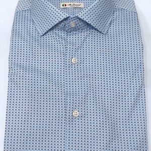 kerso - camicia collo classico slim - celeste