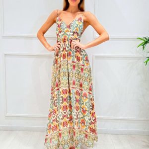 only - abito lungo fantasia - var unica