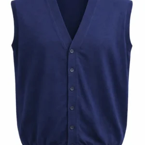 KERSO - Gilet Bottoni - BLU