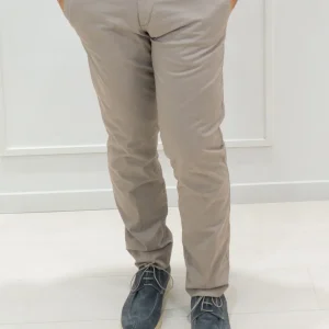 KERSO - Pantalone Tasca Classica Slim Fit - PERLA