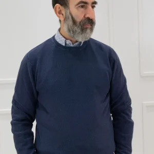 rifle - maglia girocollo rifle regular fit - denim