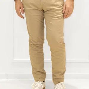 KERSO - Pantalone Tasca Classica Slim Fit - BEIGE