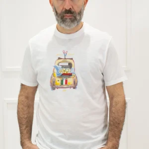 KERSO - T-Shirt m/m stampa 500 - BIANCO