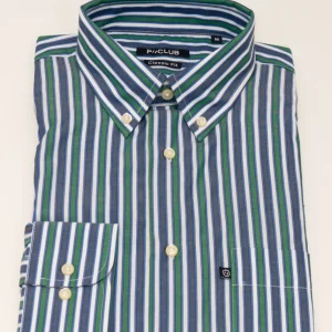 kerso - camicia b.d regular fit - verde