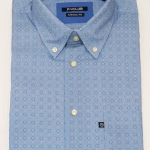 kerso - camicia b.d regular fit - celeste