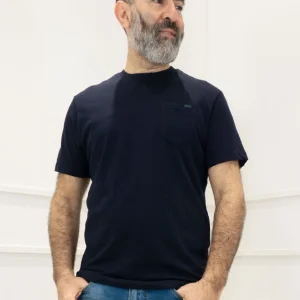 Rifle - T-Shirt m/m taschino Rifle - BLU