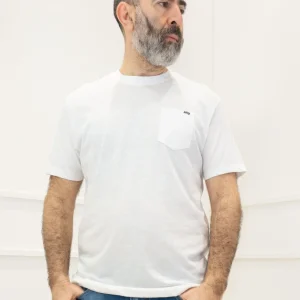 Rifle - T-Shirt m/m taschino Rifle - BIANCO