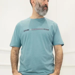 Coveri - T-Shirt m/m stampa - VERDE ACQUA