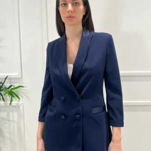 kerso - giacca doppio petto - blu