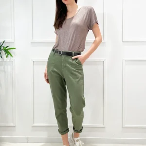 KERSO - Pantalone Cinos - VERDE MILITARE