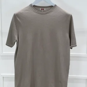rifle - t-shirt m/m in maglia - beige