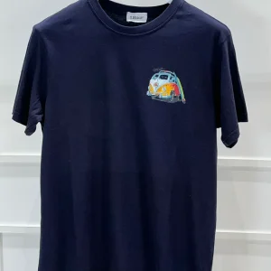 KERSO - T-Shirt m/m stampa furgoncino - BLU