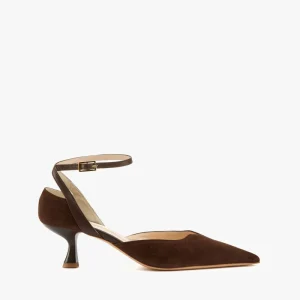 Décolleté cinturino testa moro