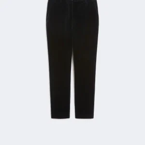 pantalone a sigaretta in velluto