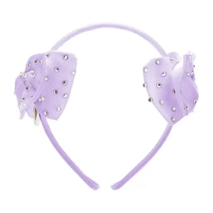 cerchietto con doppio fiocco