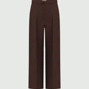 pantaloni in misto lino