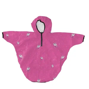 impermeabile con stampa unicorno