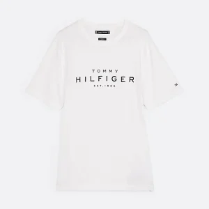 t-shirt scritta logo