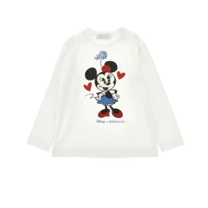 t-shirt minnie con strass