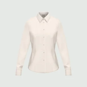 camicia in popeline stretch