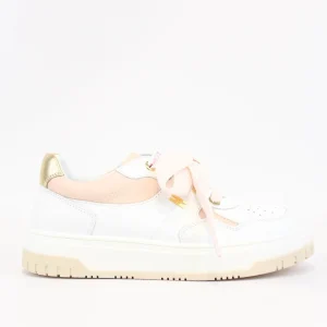 sneakers  con lacci logati