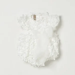 abito con petali all over