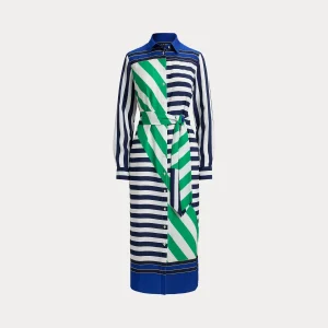 abito a camicia a righe