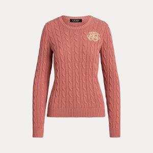 pullover intrecciato con ricamo