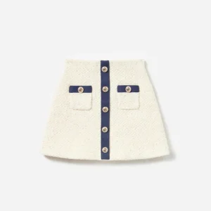 gonna in maglia con pailettes